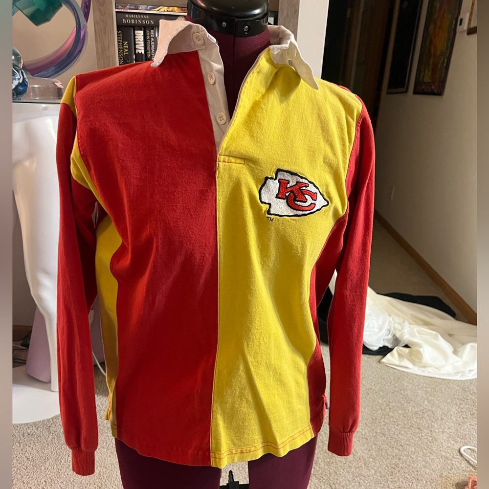 Vintage Kansas City Chiefs Rugby Polk